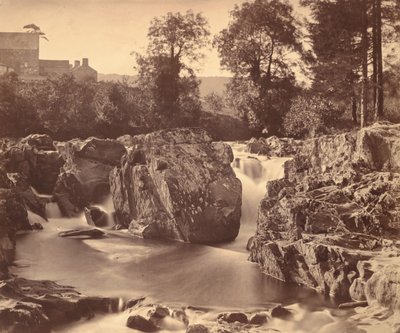 Wodospady Llugwy, w Pont-y-Pair, 1857. autorstwa Roger Fenton