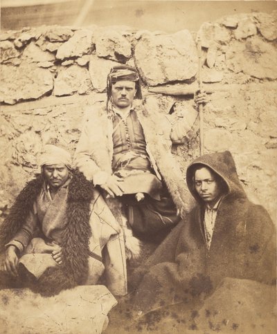 Grupa chorwackich wodzów autorstwa Roger Fenton