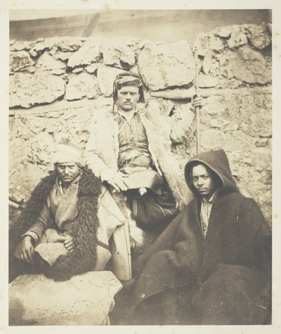 Grupa chorwackich wodzów autorstwa Roger Fenton
