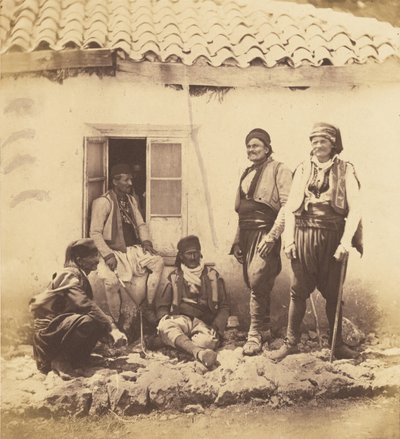 Grupa Czarnogórców. autorstwa Roger Fenton