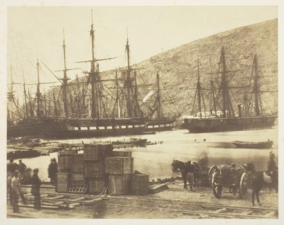 Głowa portu, Bałakława autorstwa Roger Fenton