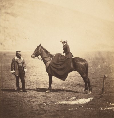 Henry Duberly Esq., Paymaster, 8th Hussars  Mrs. Duberly. autorstwa Roger Fenton