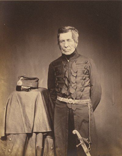 Generał broni Sir J. Burgoyne, G.C.B. autorstwa Roger Fenton