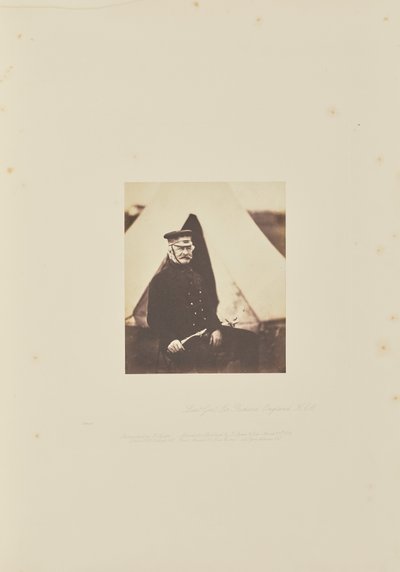 Generał broni Sir Richard England, K.C.B. autorstwa Roger Fenton