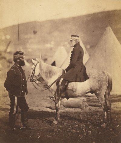 Generał broni Sir J.Y. Scarlett, K.C.B. autorstwa Roger Fenton