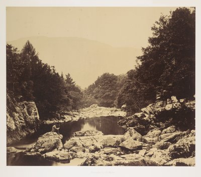 Na Llugwy, w pobliżu Bettws-y-Coed autorstwa Roger Fenton