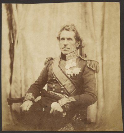 Sir De Lacy Evans autorstwa Roger Fenton