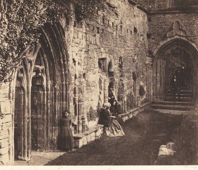 Krużganki, Opactwo Tintern autorstwa Roger Fenton