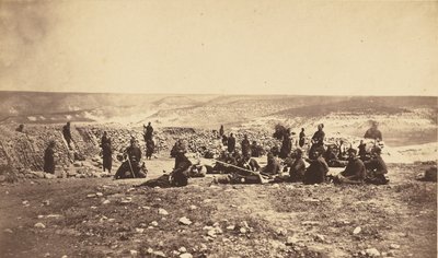 Francuska reduta pod Inkermann autorstwa Roger Fenton