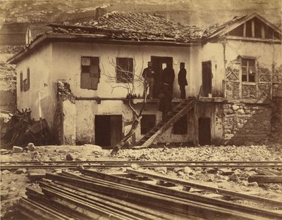 Stara poczta, Bałakława. autorstwa Roger Fenton