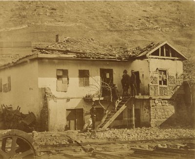 Stara poczta, Bałakława. autorstwa Roger Fenton