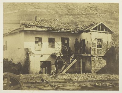 Stara poczta, Bałakława autorstwa Roger Fenton