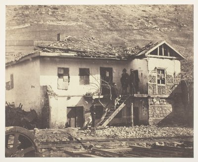 Stara poczta, Bałakława autorstwa Roger Fenton