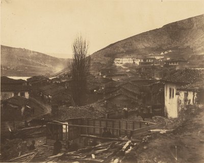Ulica Kolejowa w Bałakławie autorstwa Roger Fenton