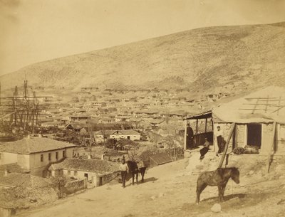 Miasto Bałakława autorstwa Roger Fenton