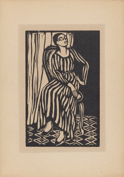 Sukienka w paski autorstwa Roger Fry