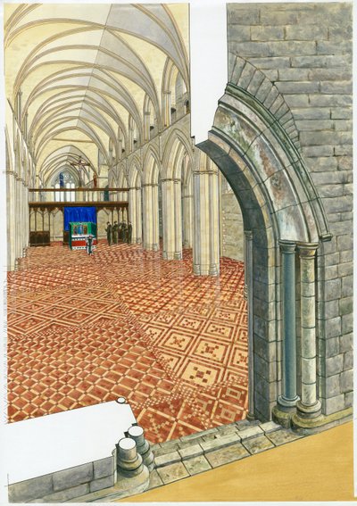 Opactwo Netley, XIV wiek, ok. 1990-2010 autorstwa Roger Hutchins