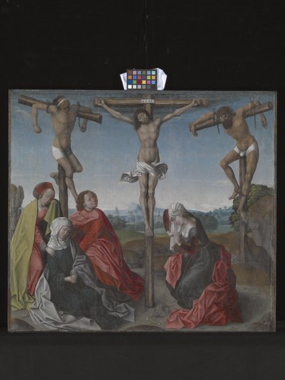 Ukrzyżowanie (olej na drewnie) autorstwa Rogier van der Weyden