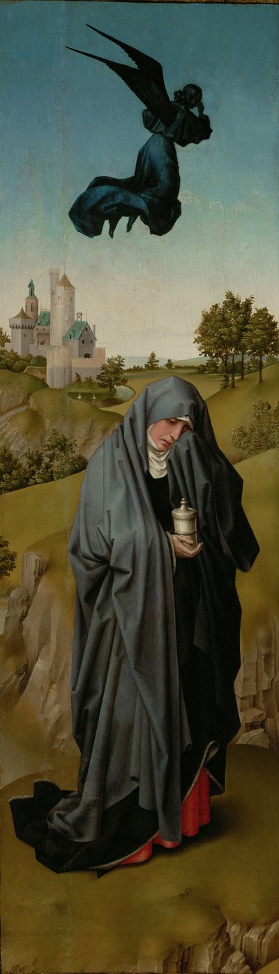 Św. Maria Magdalena Tryptyk ukrzyżowania 1440 autorstwa Rogier van der Weyden