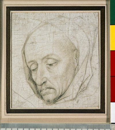 Studium głowy starca, XV w. (silverpoint na papierze) autorstwa Rogier van der Weyden