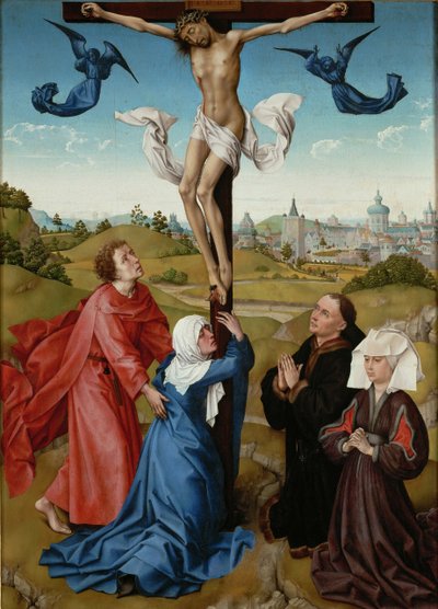 Ukrzyżowanie Tryptyk Ukrzyżowania, ok. 1930 r. 1440 autorstwa Rogier van der Weyden