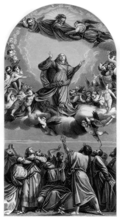 Wniebowzięcie NMP, 1516-1518 1870 autorstwa Roland Brunier