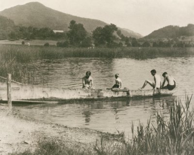 Jezioro Cuyamaca autorstwa Roland Ernest Schneider