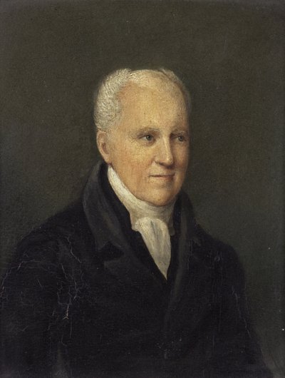 Wielebny George Crabbe, w latach 1827-28 (olej na panelu) autorstwa Rolinda Sharples