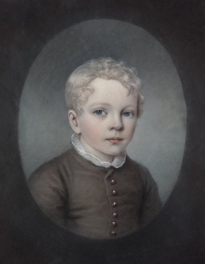 Edgeworth King w brązowym garniturze autorstwa Rolinda Sharples or Ellen Sharples