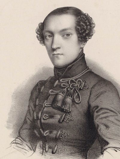 Portret pianisty i kompozytora Antoine de Kontski 1817-1899. autorstwa Romain Cazes