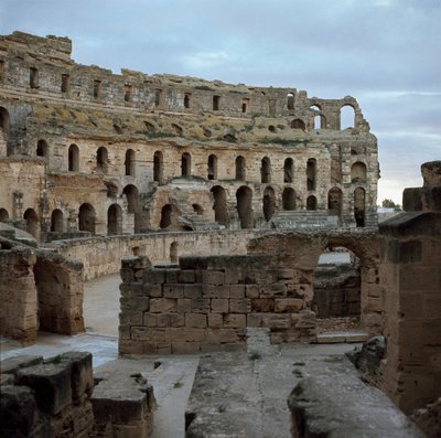 Amfiteatr el Djem, ok. 1930 r. 238 AD autorstwa Roman