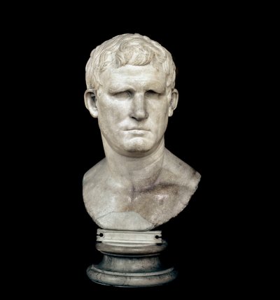 Popiersie Marka Wipsaniusza Agryppy (rzeźba z marmuru) autorstwa Roman