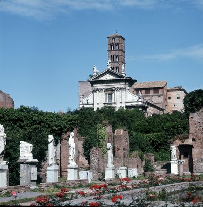Dom westalek (Foyer des vestales), Forum Romanum, Rzym, Włochy. autorstwa Roman