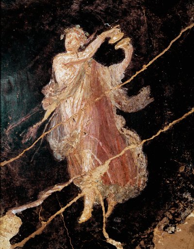 Tancerka z cymbałami (fresk autorstwa Roman