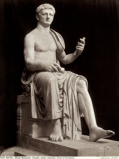 Cesarz Klaudiusz (marmur) autorstwa Roman
