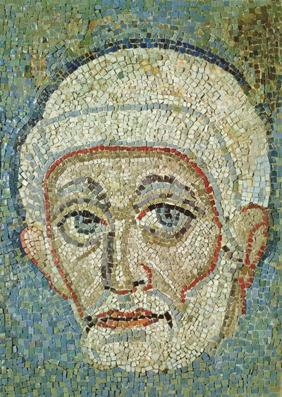 Głowa (mozaika) autorstwa Roman