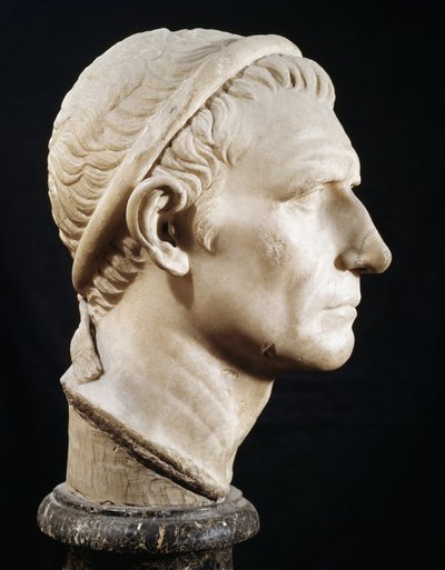 Głowa Antiocha III Wielkiego (rzeźba z marmuru) autorstwa Roman