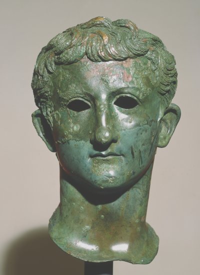 Głowa Germanika (brąz) autorstwa Roman