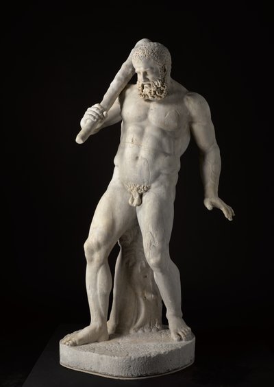 Herakles, II wiek (marmur) autorstwa Roman