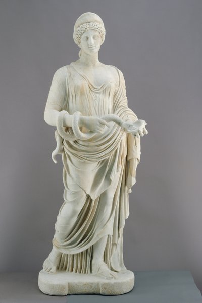 Hygieia, ok. 170 ne (marmur) autorstwa Roman