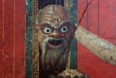Obrzędy inicjacji kultu Dionizosa, fresk z Villa Dei Misteri autorstwa Roman