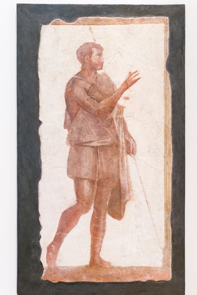 Mężczyzna w płaszczu, kolekcja Pallavicini Rospigliosi, ok. 200 n.e., nr inw. 103420 (świeży) autorstwa Roman