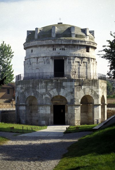 Mauzoleum Teodoryka Wielkiego (455-526), Rawenna. autorstwa Roman