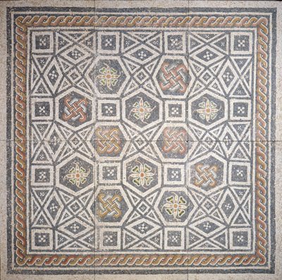 Mozaika, II w. (marmur i szkło) autorstwa Roman