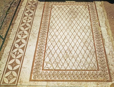 Mozaikowa posadzka z Domu Mesjasza (mozaika) autorstwa Roman