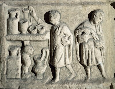Sztuka rzymska: „Dom w pracy” ”I wne Rzym, Muzeum Cywilizacji Rzymskiej autorstwa Roman