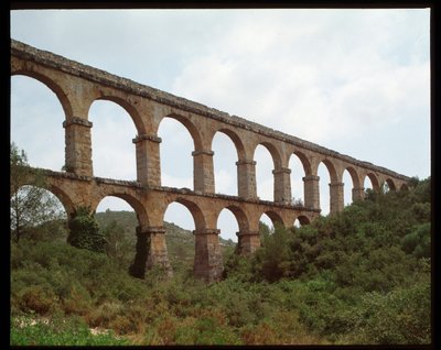 Sztuka rzymska: widok na akwedukt w Tarragonie (akwedukt Ferreres lub Pont du Diable) I wiek, Hiszpania (sztuka rzymska: widok na akwedukt rzymski Pont de les Ferreres (Pont del Diable) Tarragona, Hiszpania) autorstwa Roman
