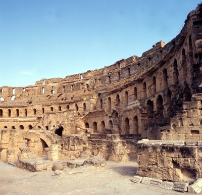Rzymskie Koloseum w El-Djem, Tunezja. autorstwa Roman