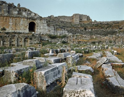 Sztuka rzymska, okres hellenistyczny: teatr Miletu. II wiek. Indyk autorstwa Roman