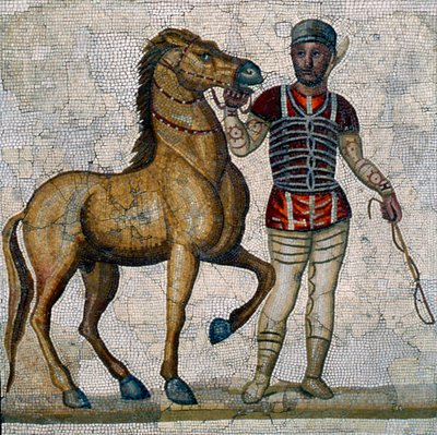 Rzymski woźnica - II/III wiek autorstwa Roman